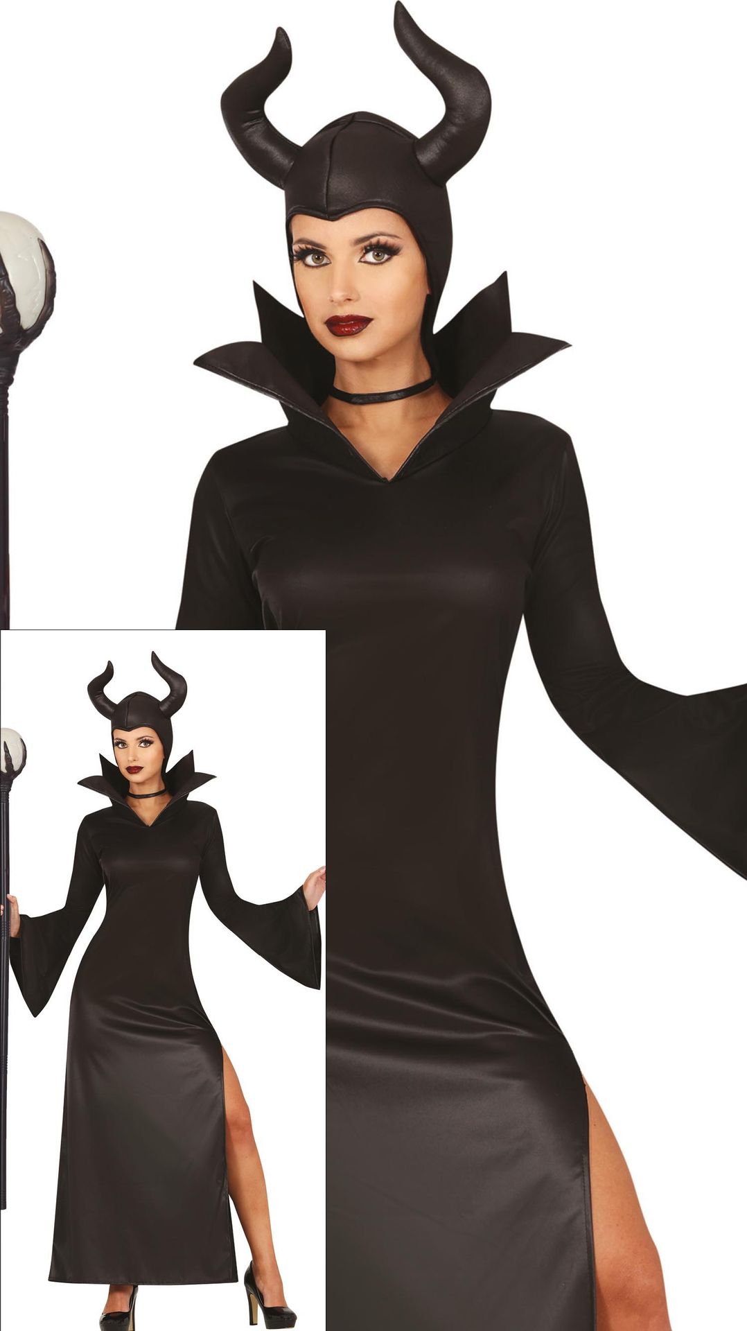 Maleficent jurk halloween dames