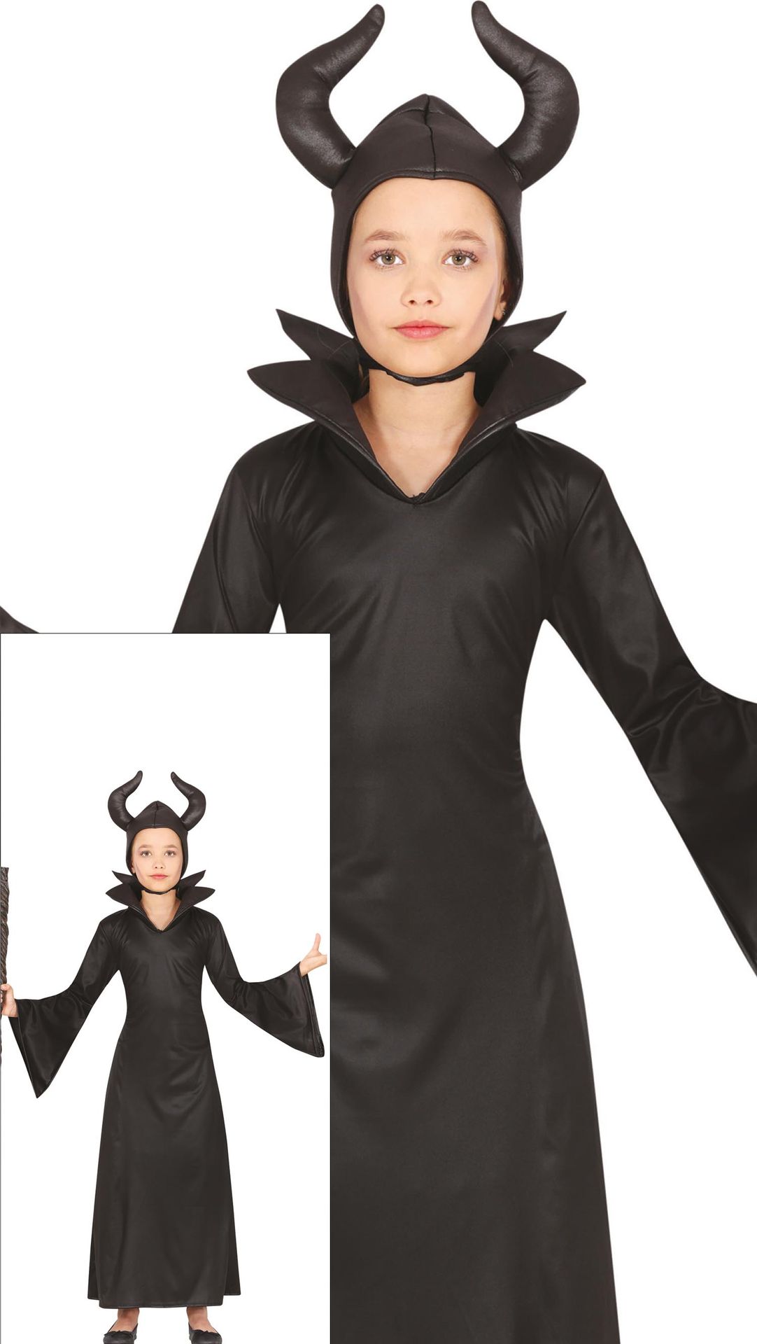 Maleficent jurk halloween kind