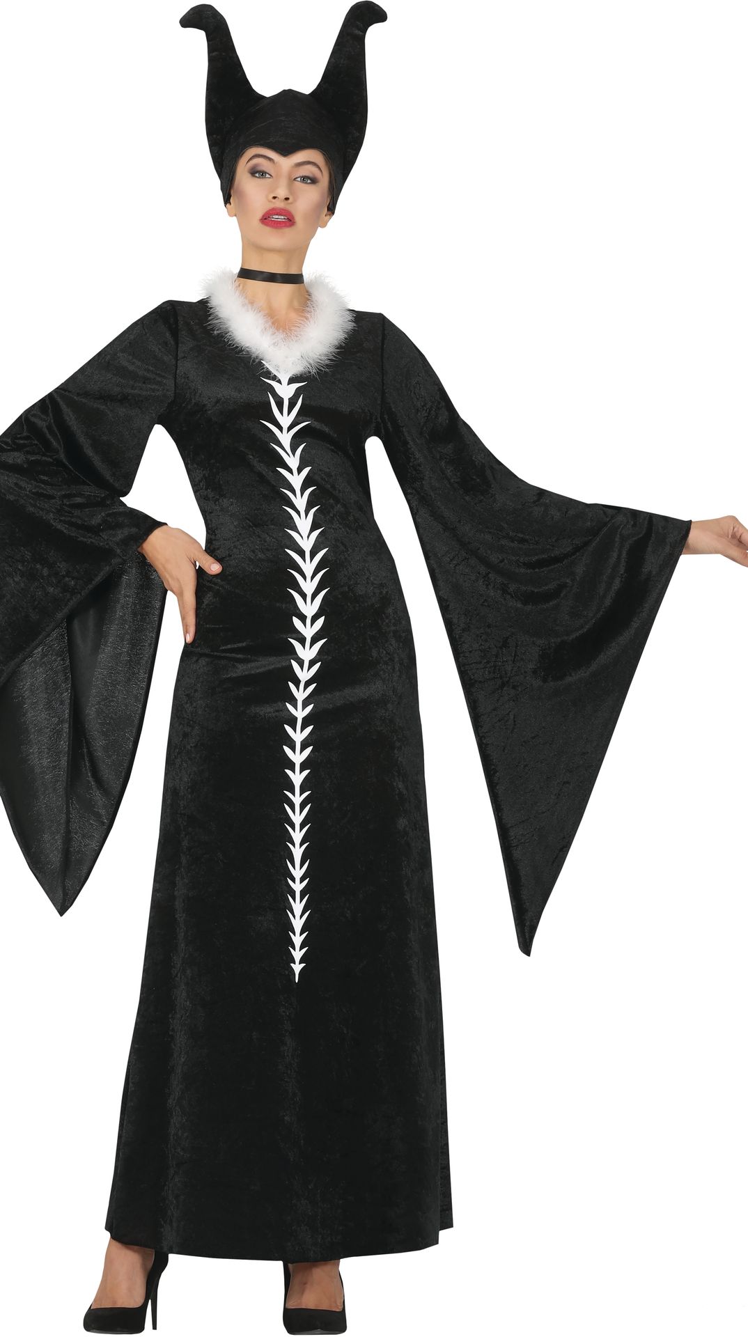 Maleficent jurk vrouw zwart
