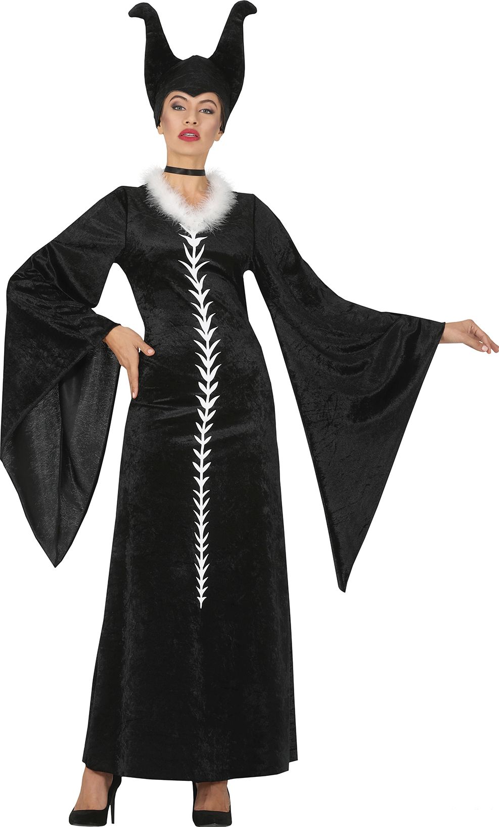 Maleficent jurk vrouw zwart