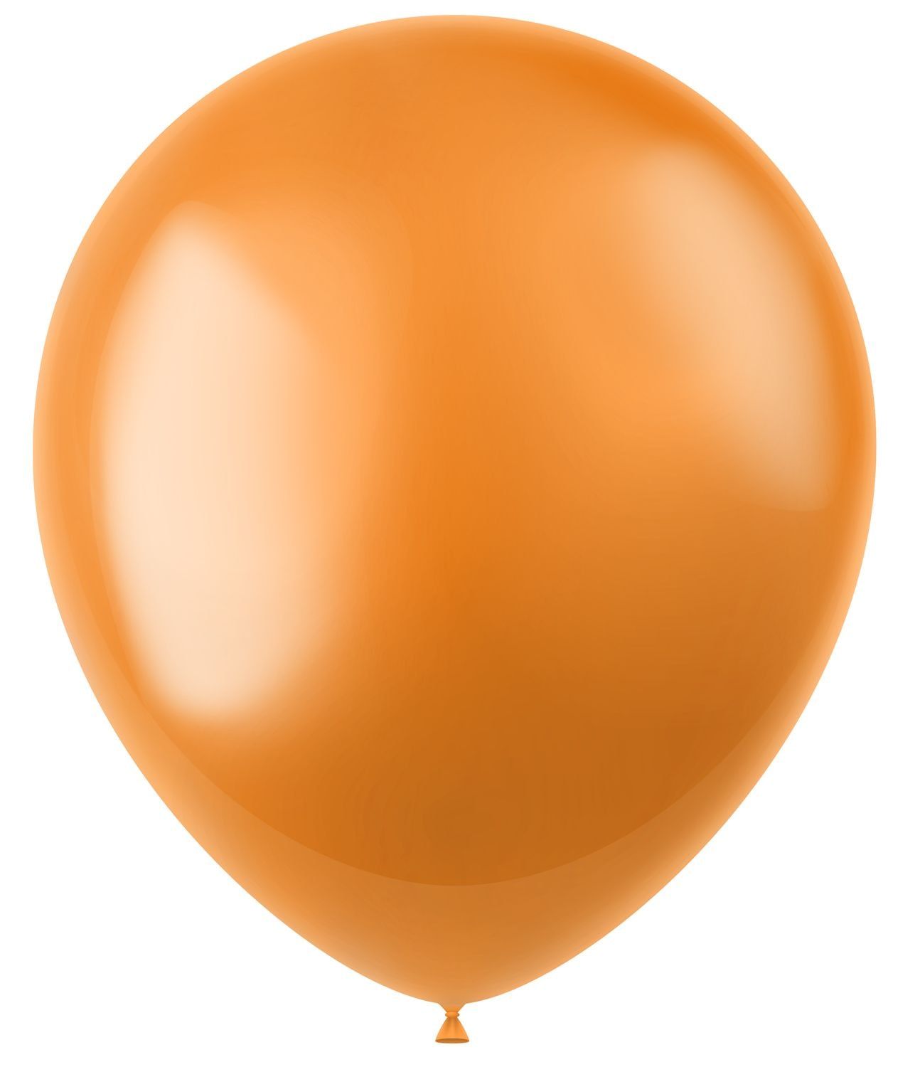 Marigold oranje metallic ballonnen 100 stuks