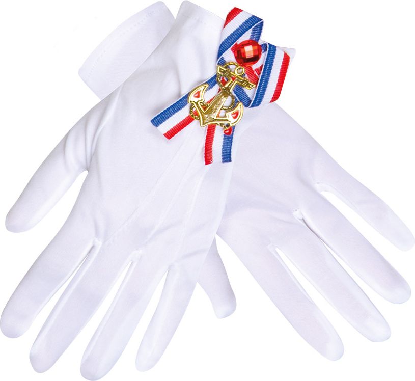 Handschoenen 1 paar Marine/Wit Klingel Accessoires Handschoenen 