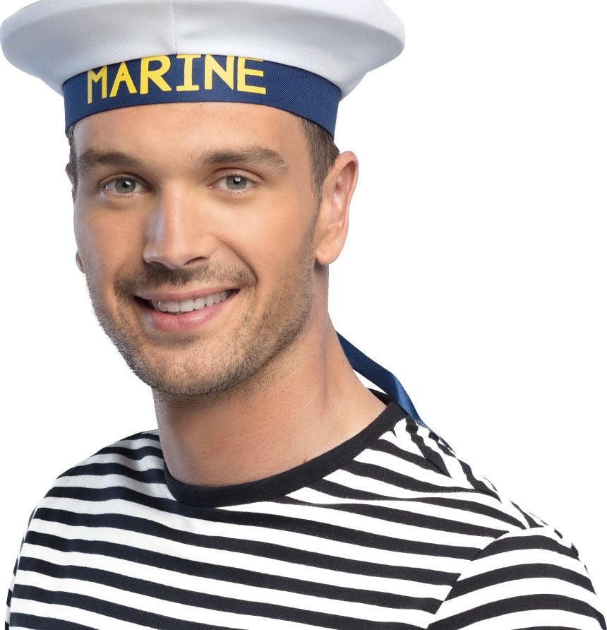 Marine matroos petje met linten