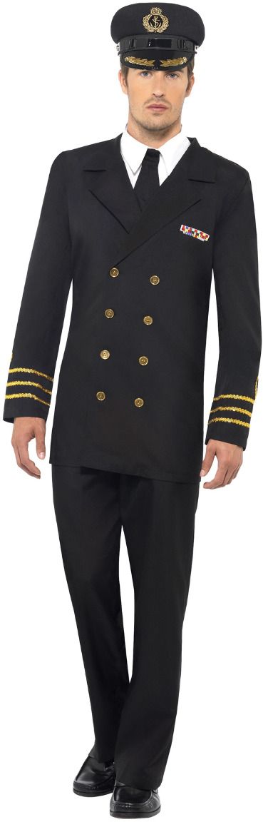 Marine officier outfit heren