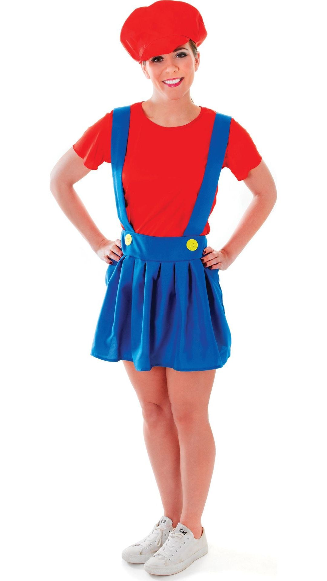 Mario kostuum vrouw