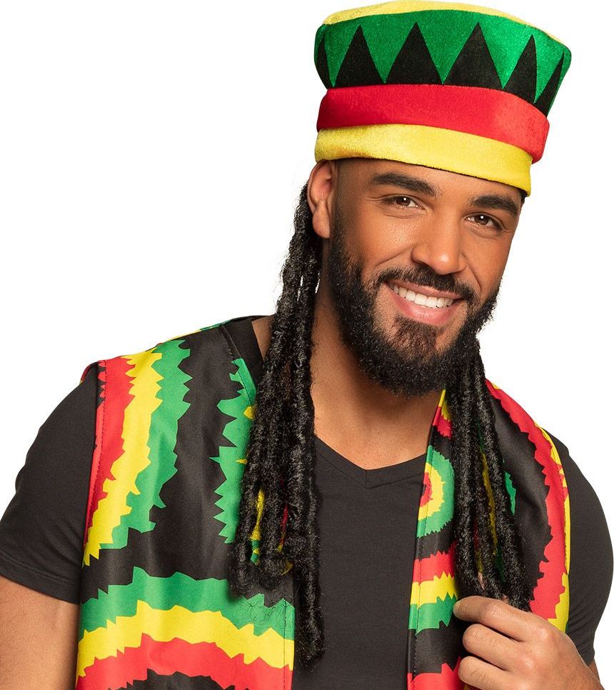 Marley rastamuts met dreadlocks