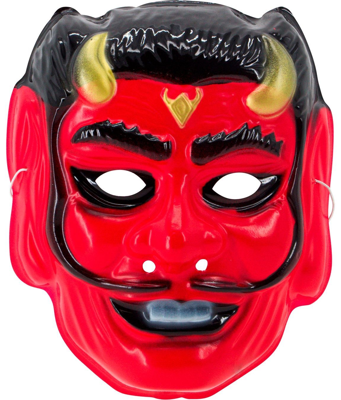 Masker duivel plastic rood