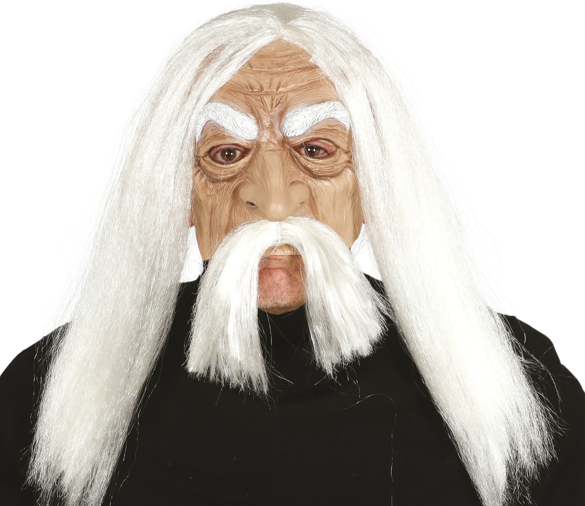 Masker oude man met wit haar
