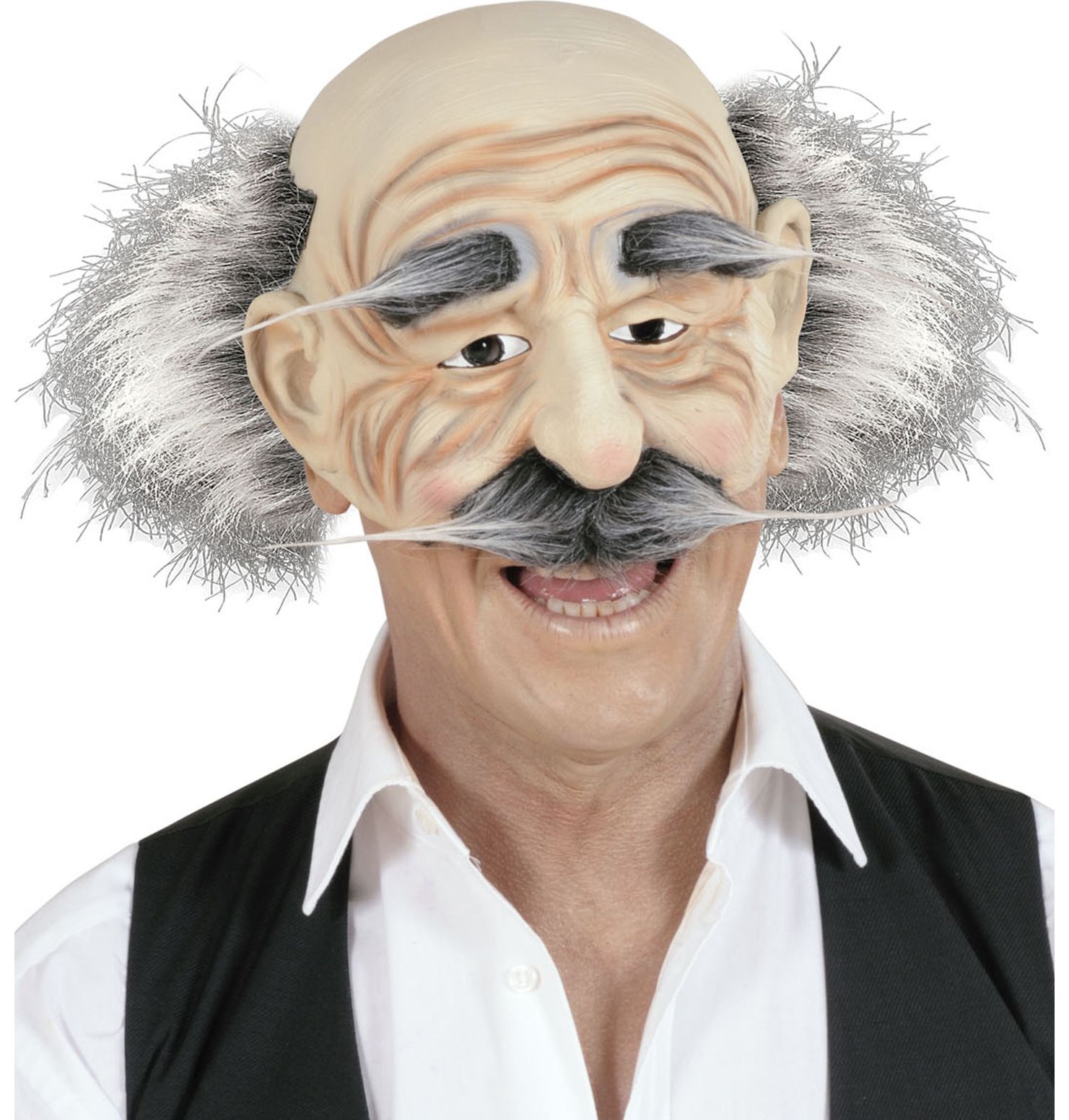 Masker oude man zonder kin