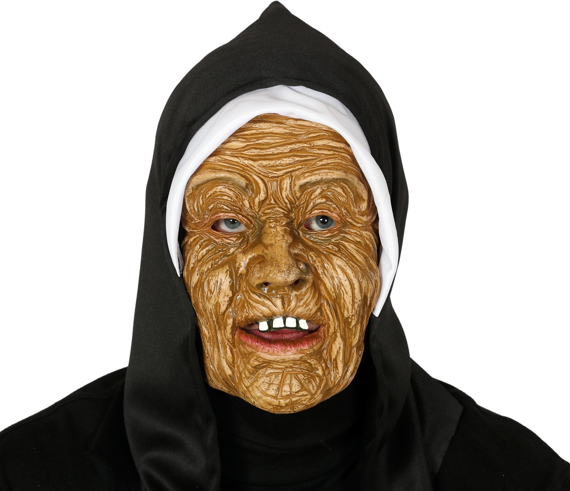 Masker oude non met kap