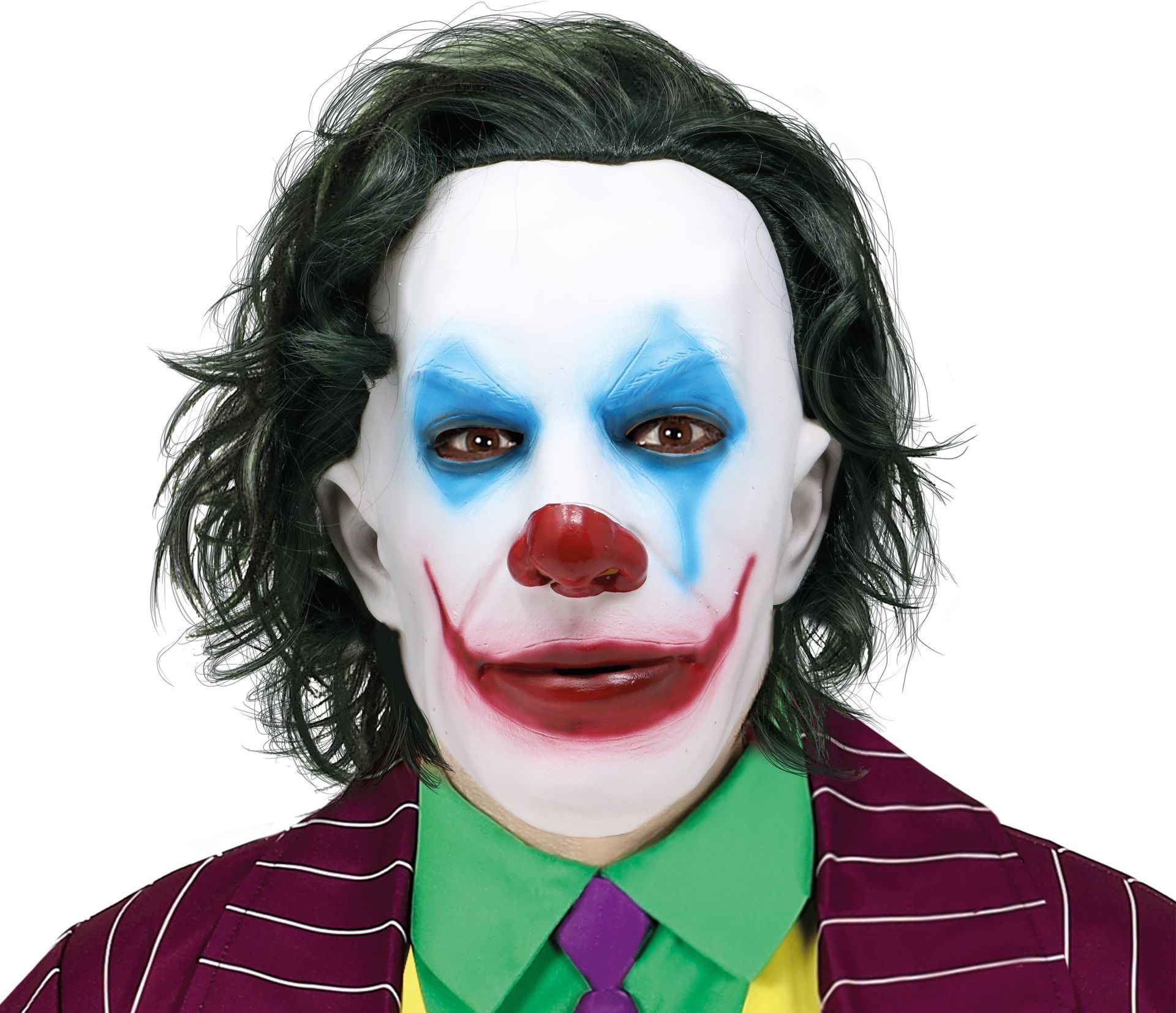 Masker The Joker met haar