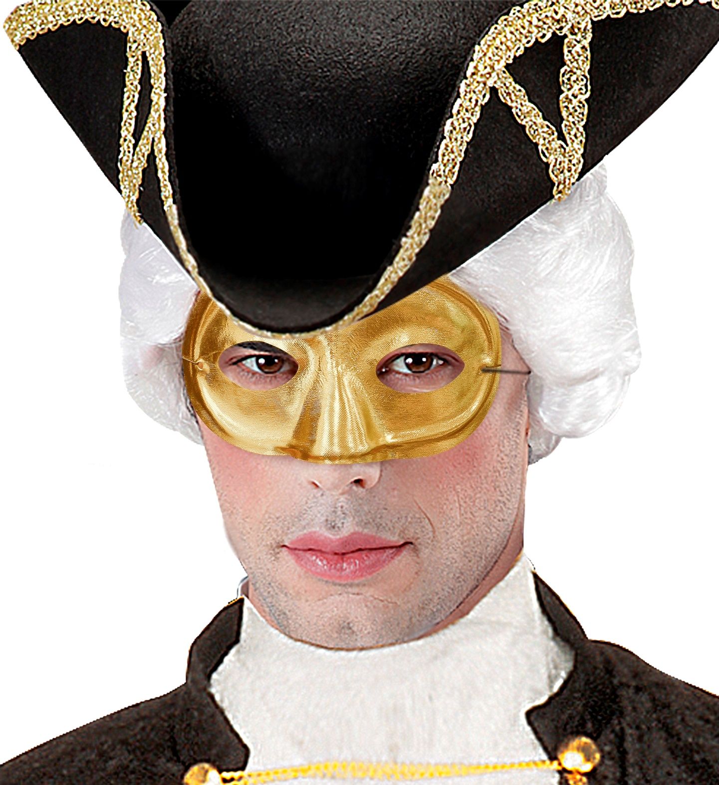 Maskerade masker goud