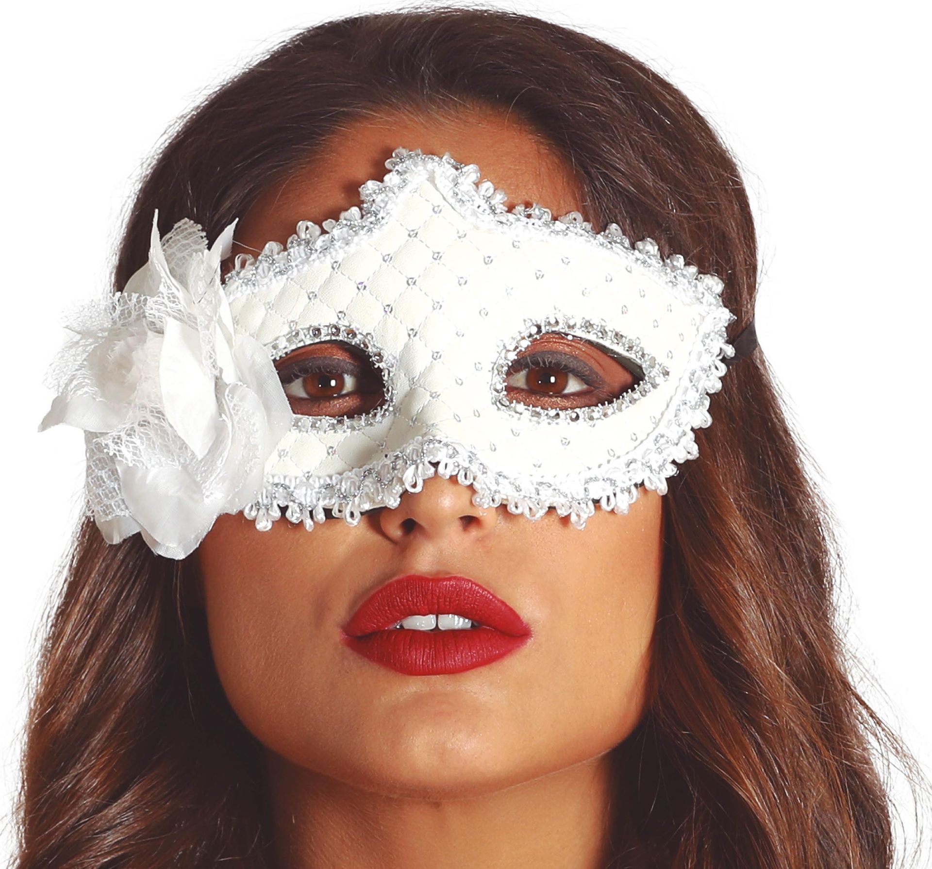 Masquerade Oogmasker Wit