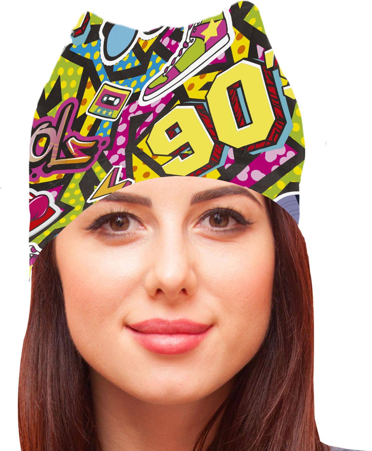 Meerkleurige 90's Retro Bandana