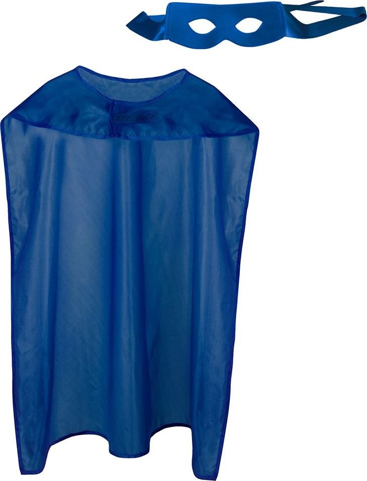 Mega Toby cape en masker blauw