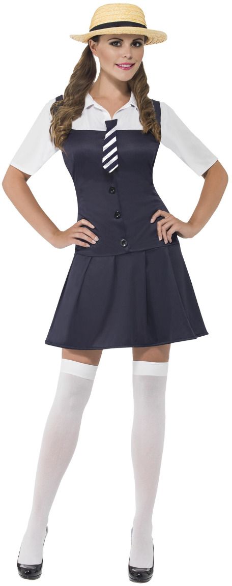 Meisje school uniform zwart