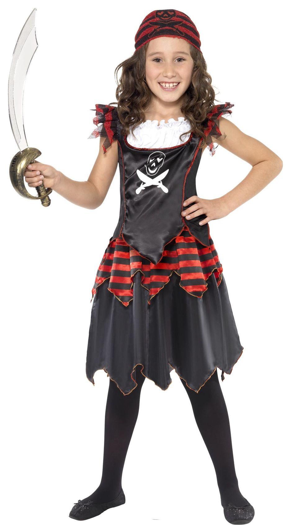 Meisjes piraten jurk