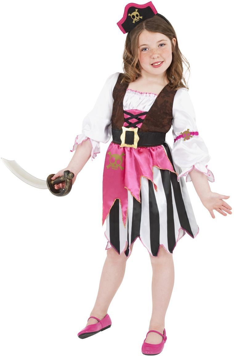 Meisjes piraten outfit roze