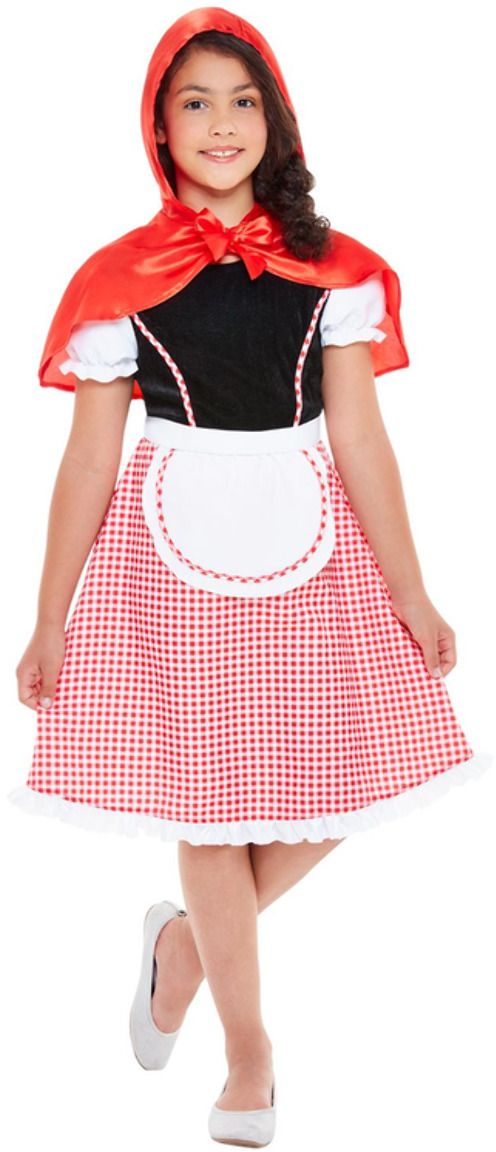 Meisjes roodkapje outfit