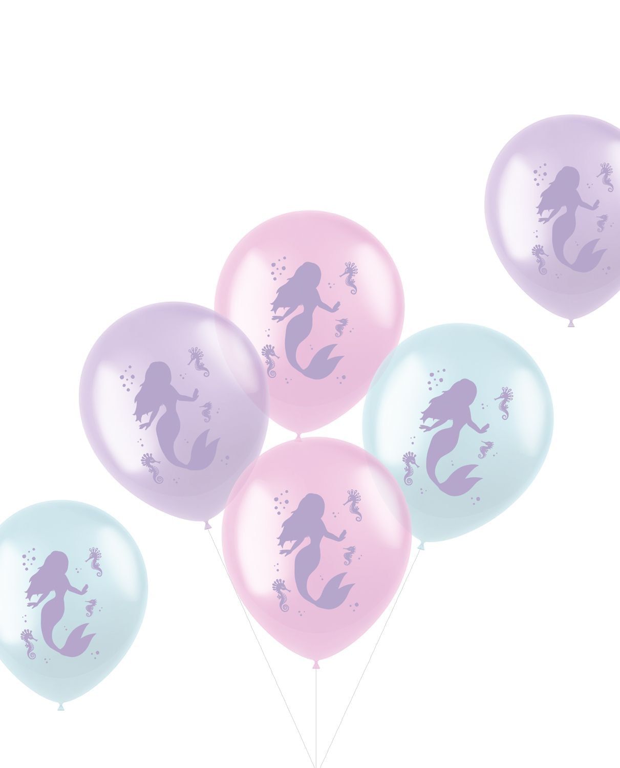 Mermaid pastel ballonnen