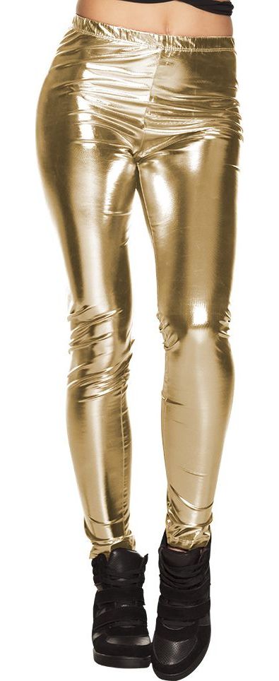 Metallic Gouden Festival Legging