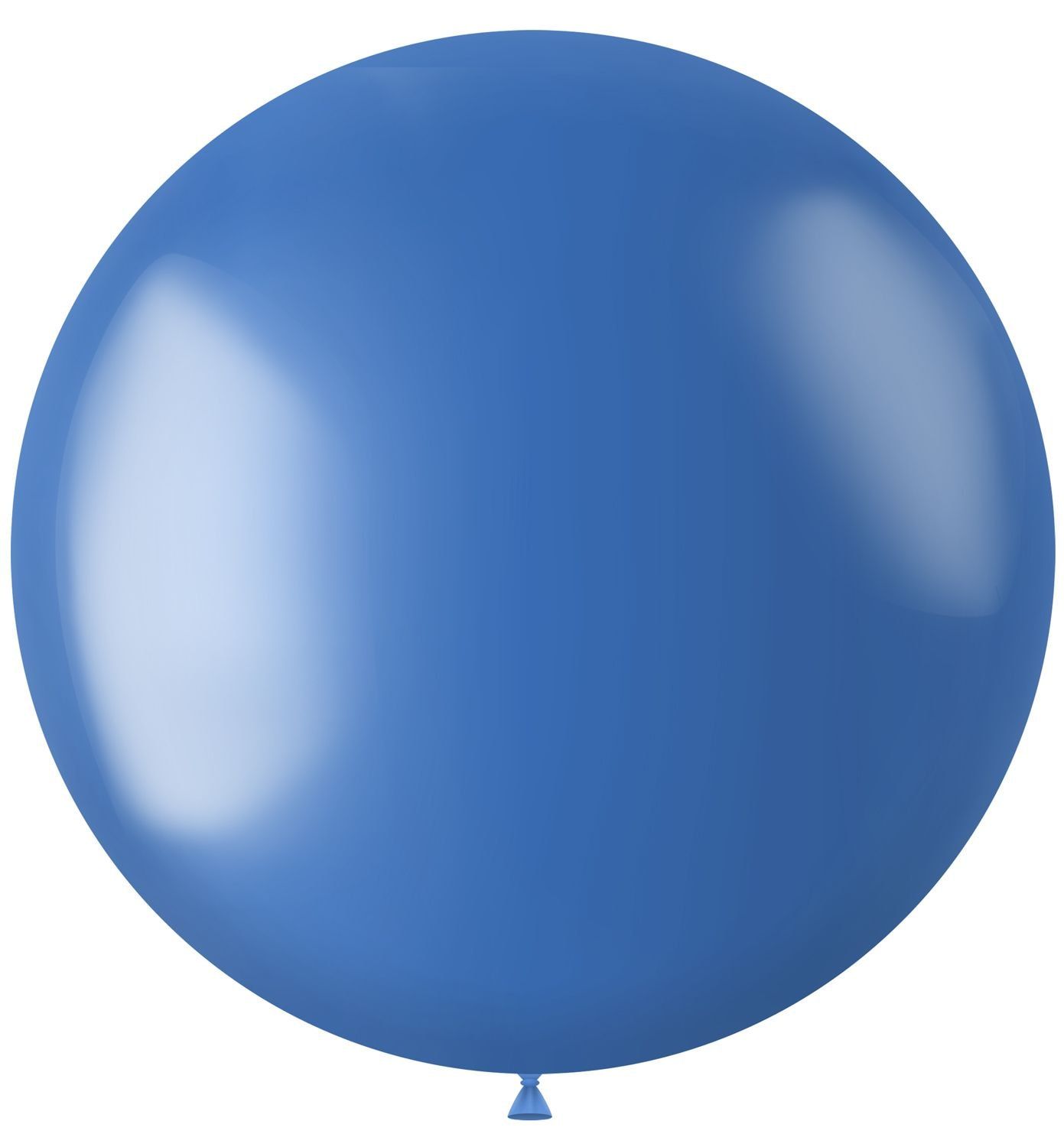 Metallic XL ballon blauw