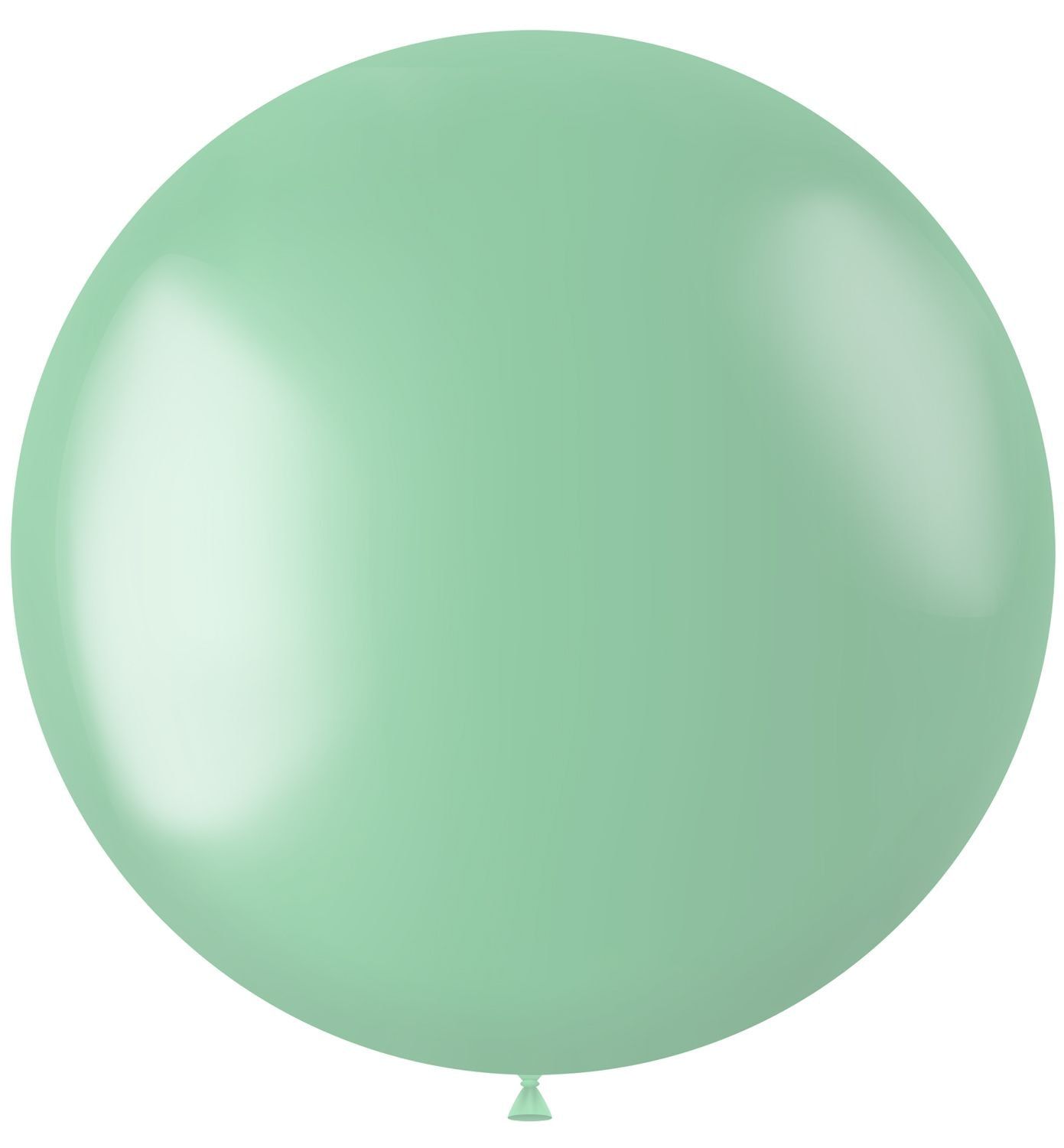 Metallic XL ballon mintgroen