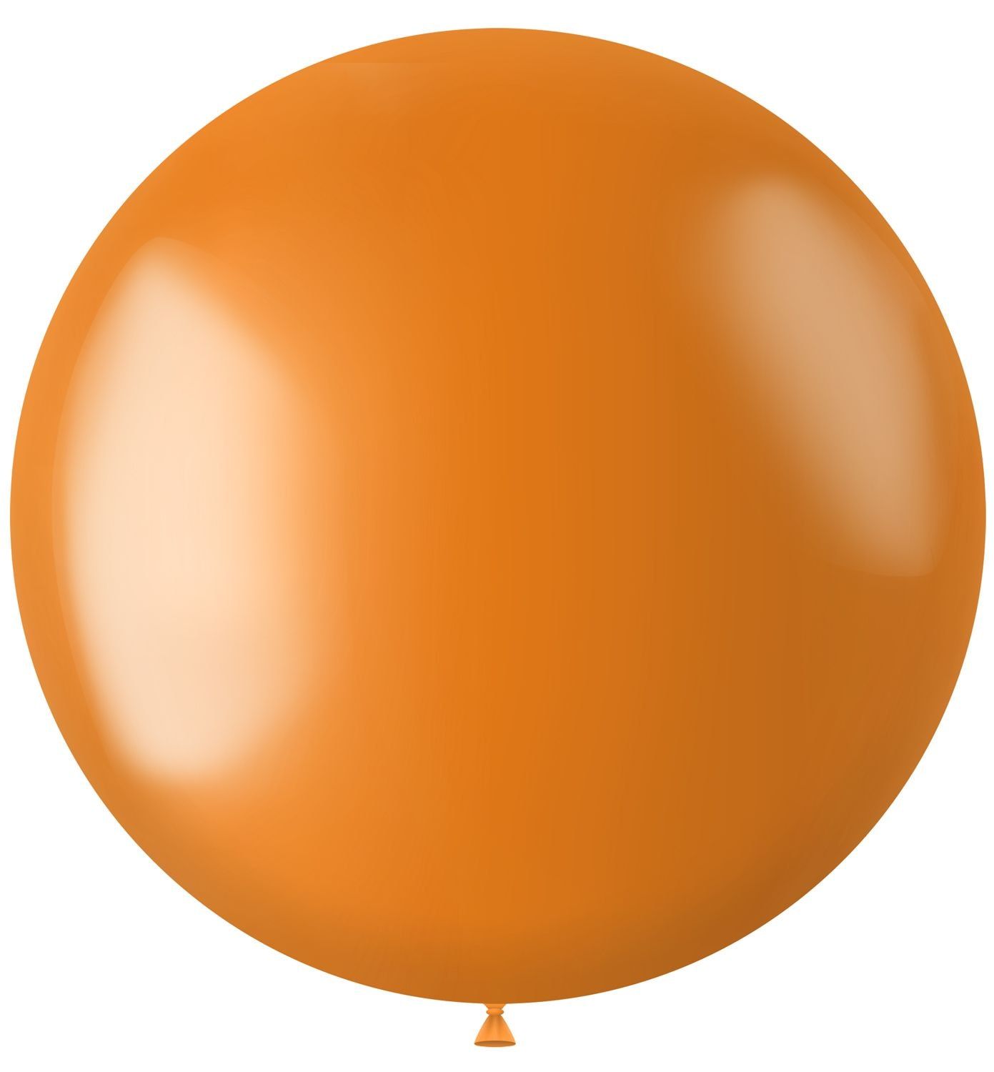 Metallic XL ballon oranje