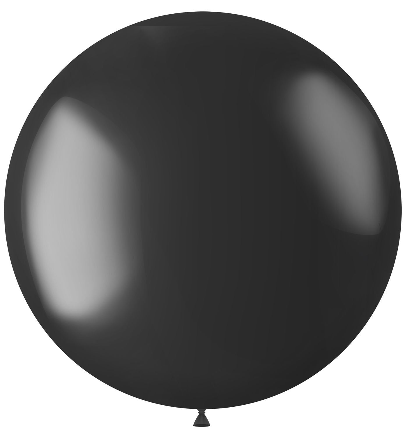 Metallic XL ballon zwart