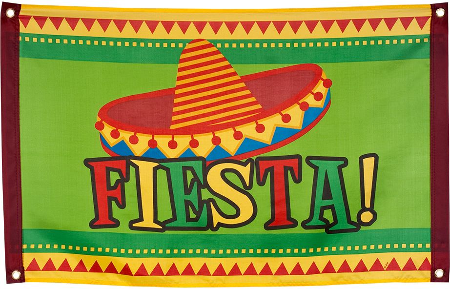 Mexicaans thema vlag fiesta