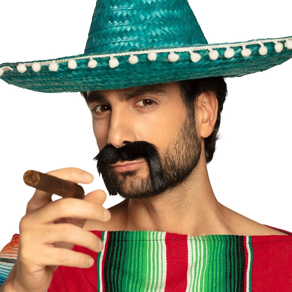 Mexicaanse hangsnor zwart