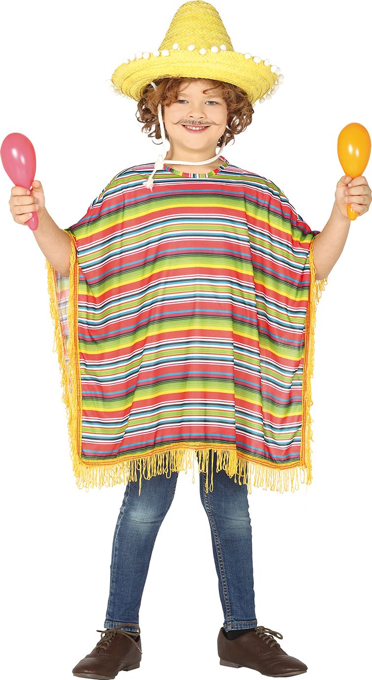 Mexicaanse kinder poncho