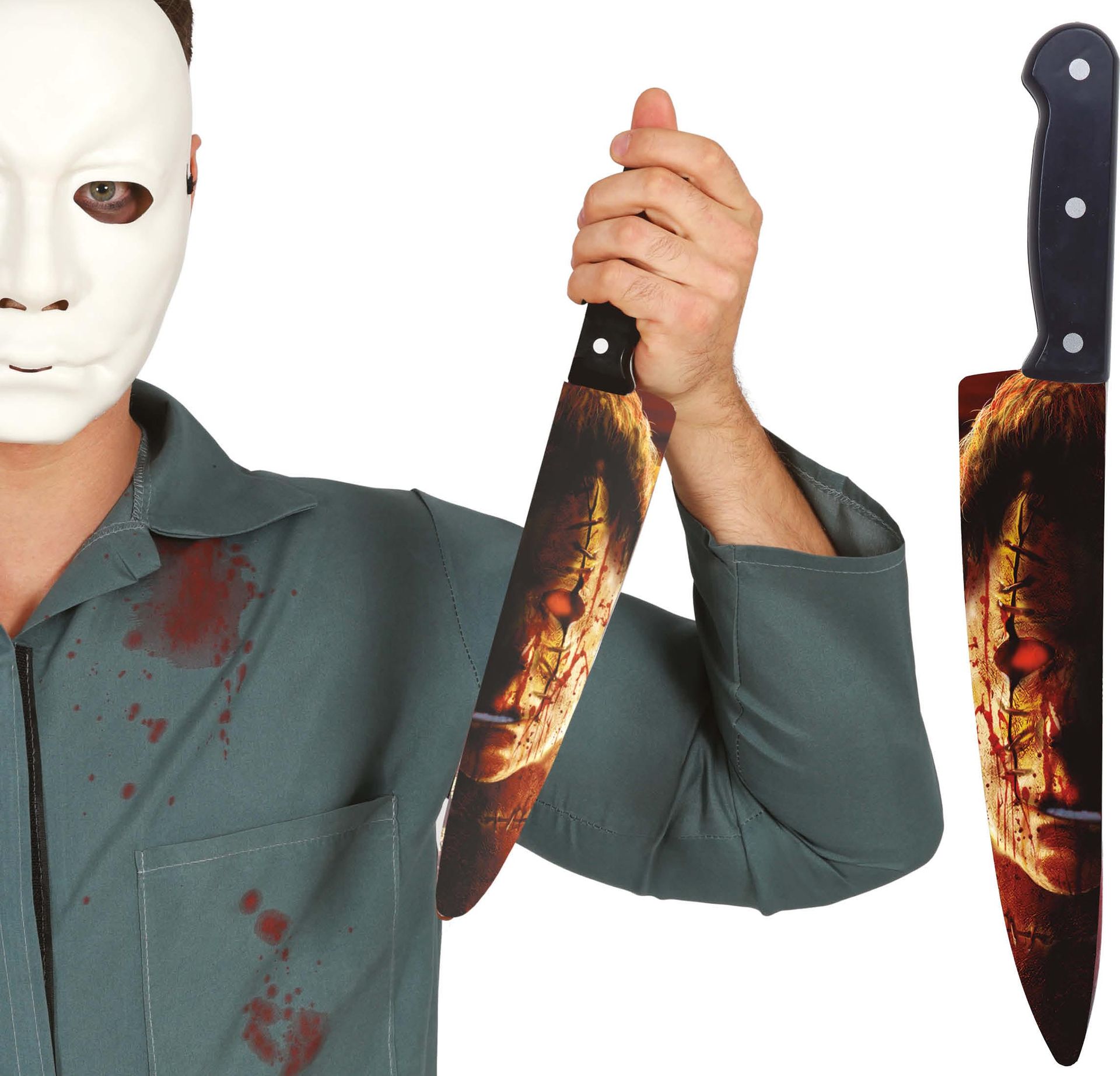 Michael Myers keukenmes 37 cm halloween