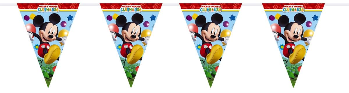 Mickey mouse clubhouse verjaardag vlaggenlijn 3 meter