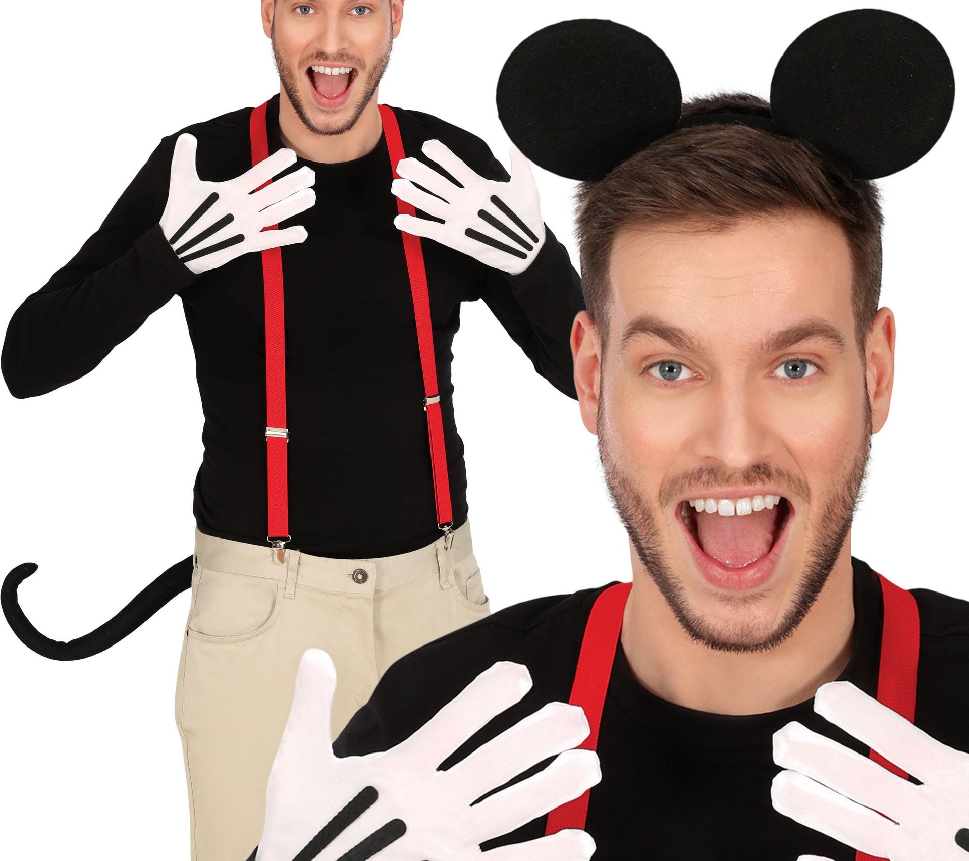 Mickey Mouse Outfit Heren Dames