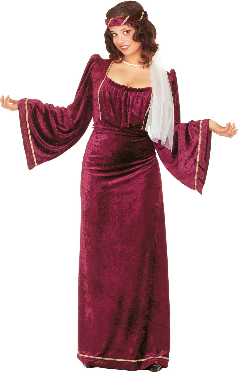Middeleeuwse dame kostuum