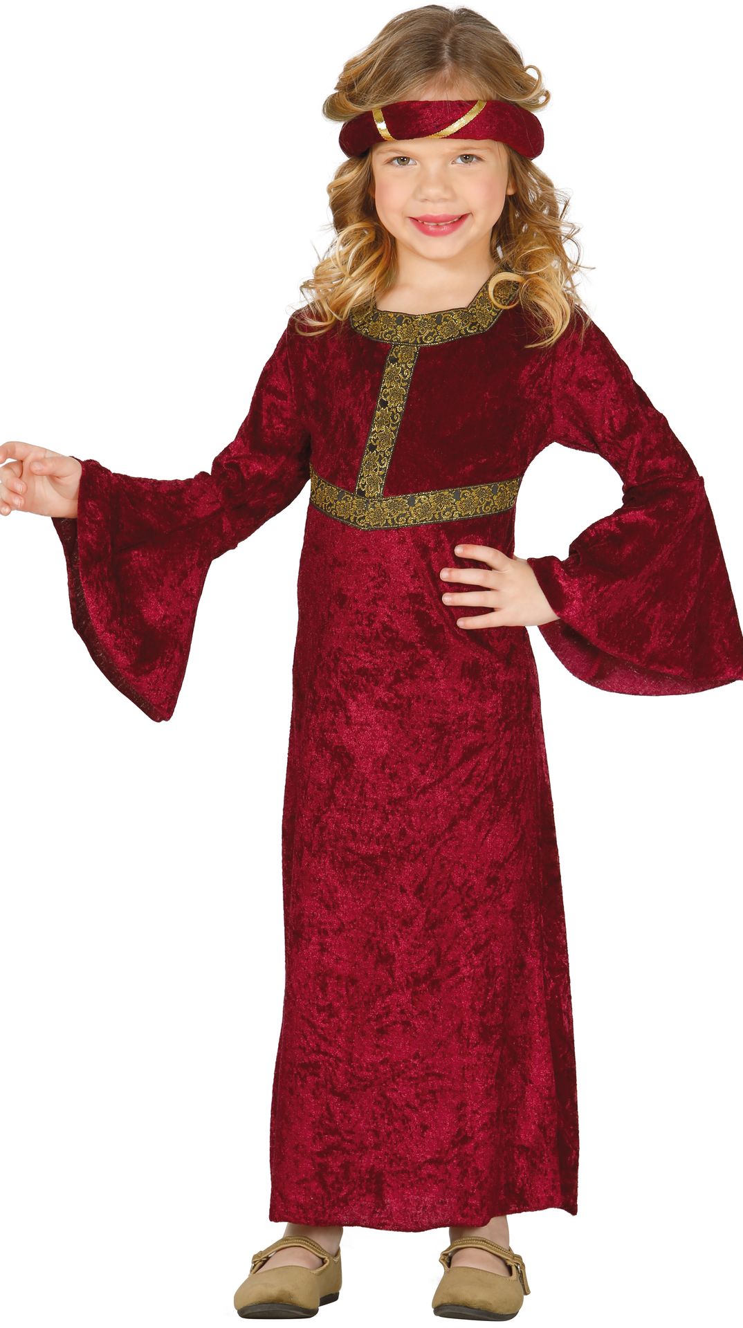 Middeleeuwse dame kostuum meisjes