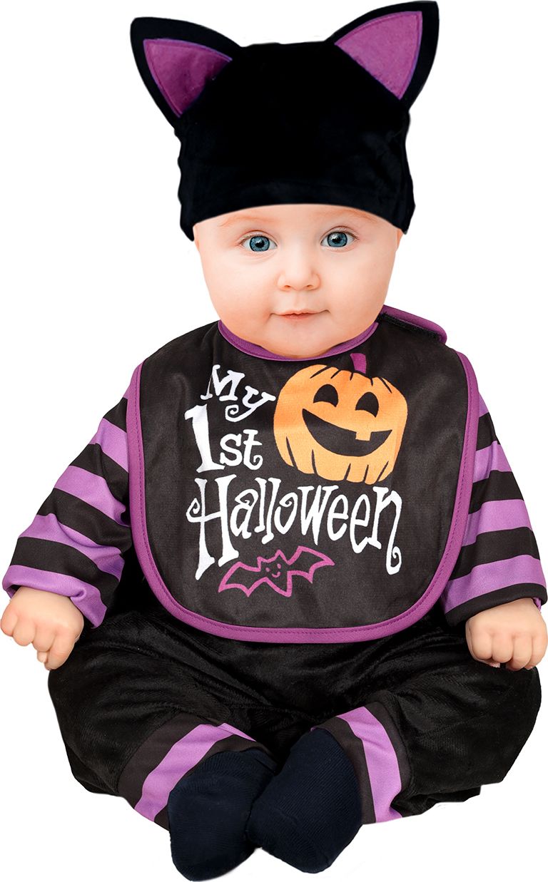 Mijn eerste halloween vleermuis outfit baby