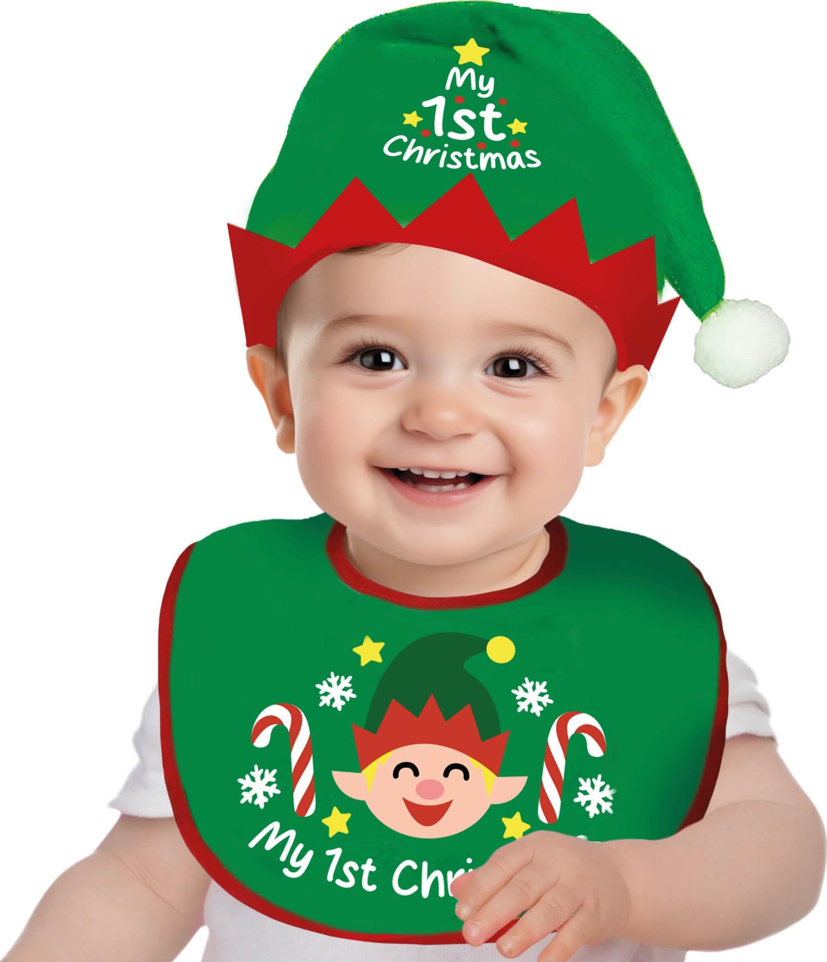 Mijn eerste kerst elf baby setje