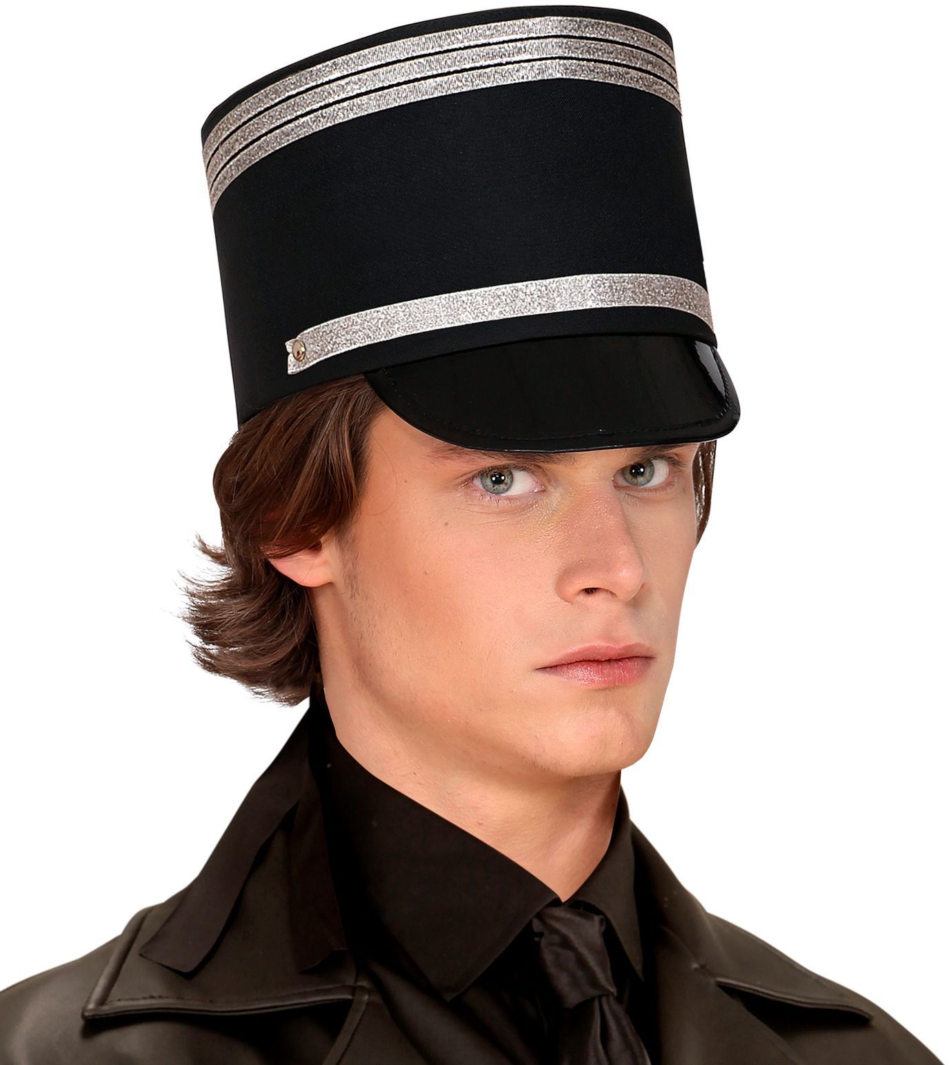 Militaire hoed zwart