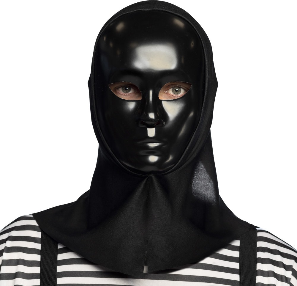 Mime Kapmasker Zwart