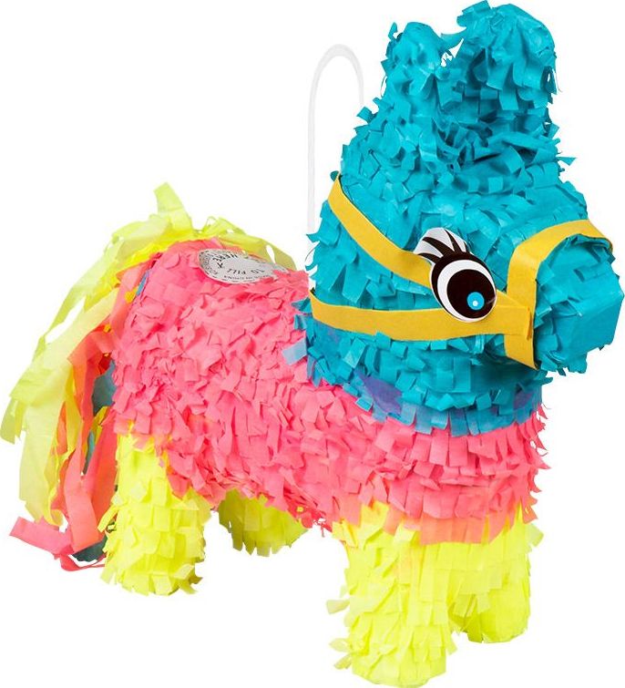 Mini piñata kleurige ezel