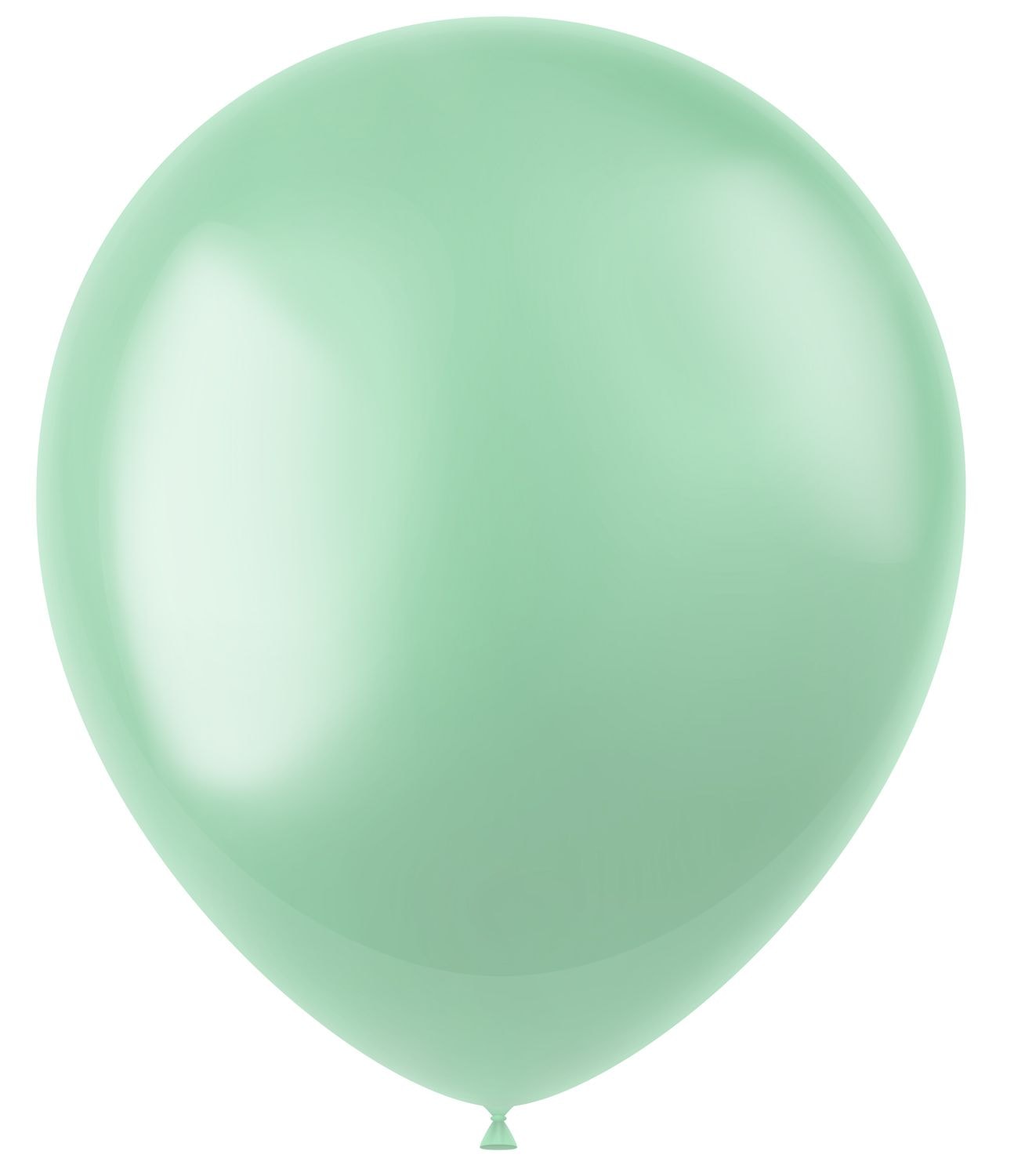 Minty groene metallic ballonnen 100 stuks