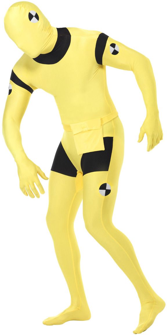 Morphsuit crash dummy outfit