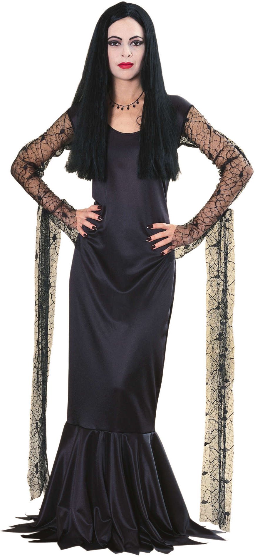 Mortica Addams Family Outfit Vrouwen