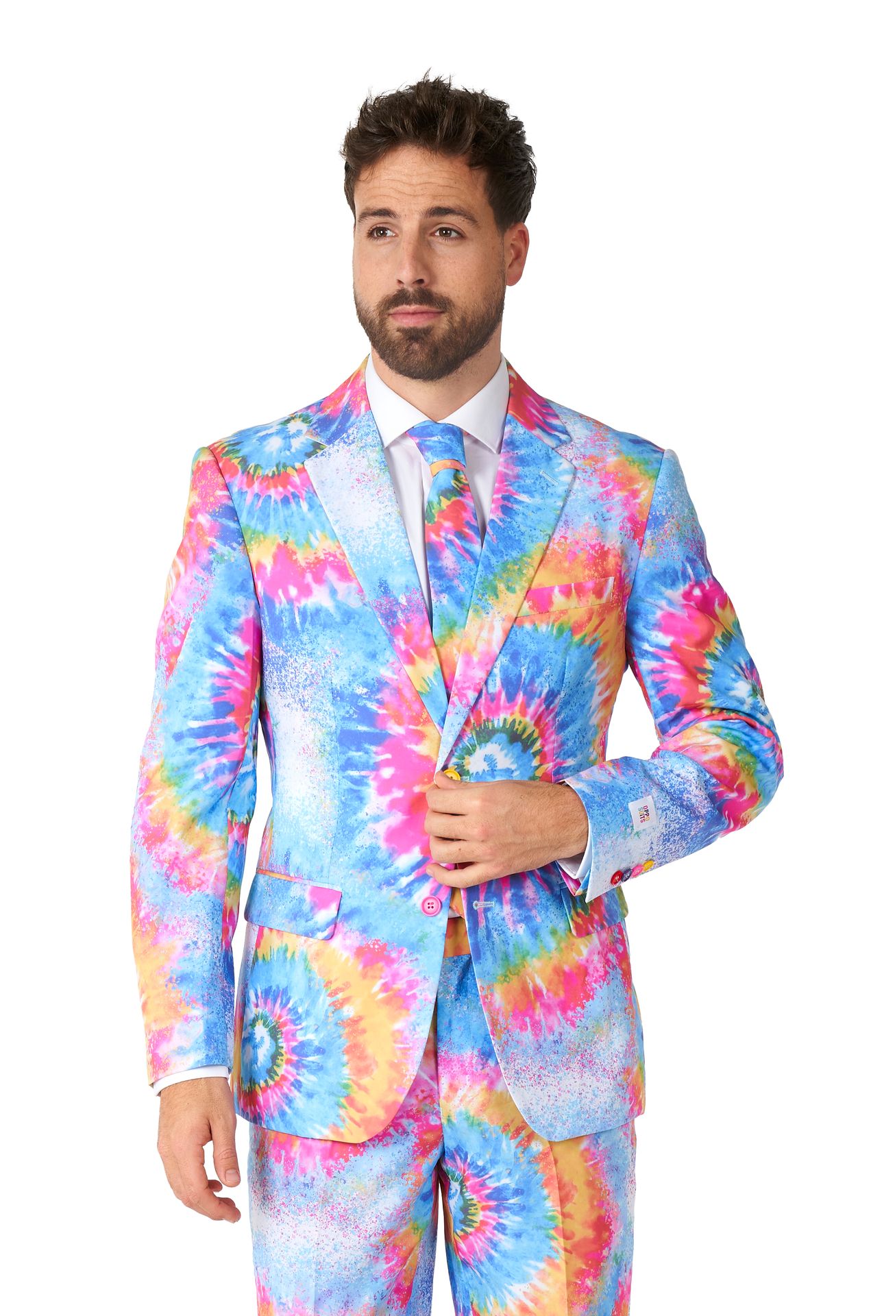 Mr Tie Dye suit Heren Opposuits