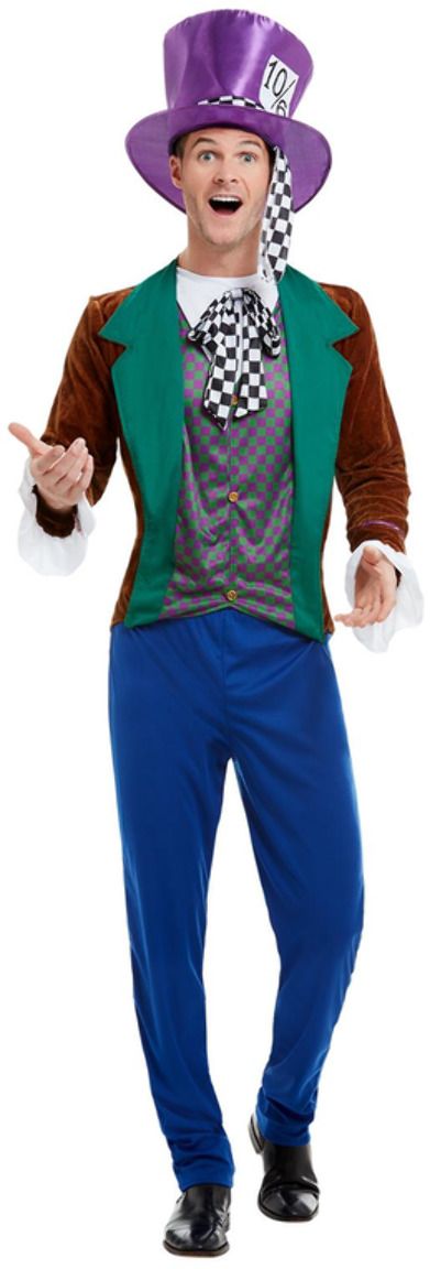 Multicolor mad hatter outfit