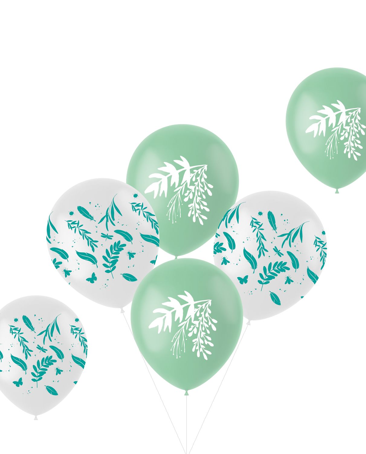 Natuur groen ballonnen set