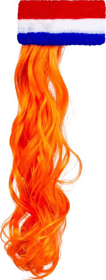 Nederland hoofdband met oranje matje