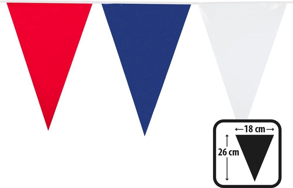 Nederland vlaggenlijn rood wit blauw